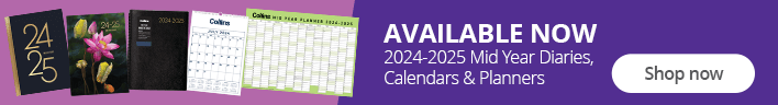 2024-2025 Mid Year Diaries, Calendars & Planners are available now!
