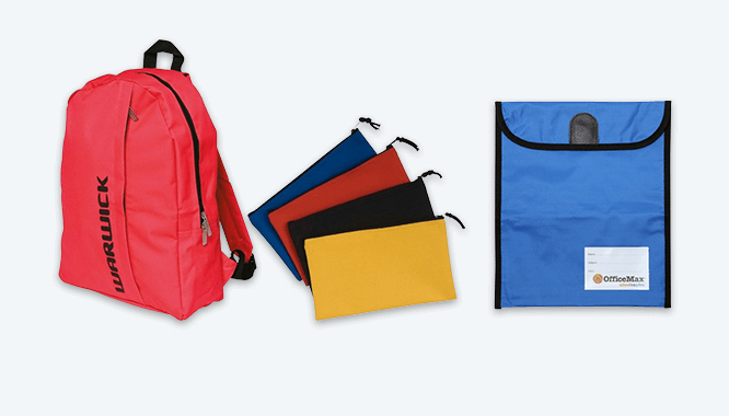 School Bags, Book Bags & Pencil Cases