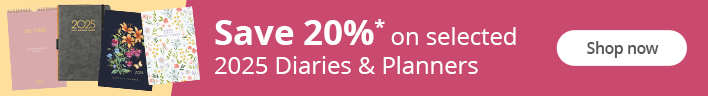 Save 20% on 2025 Diaries and Planners