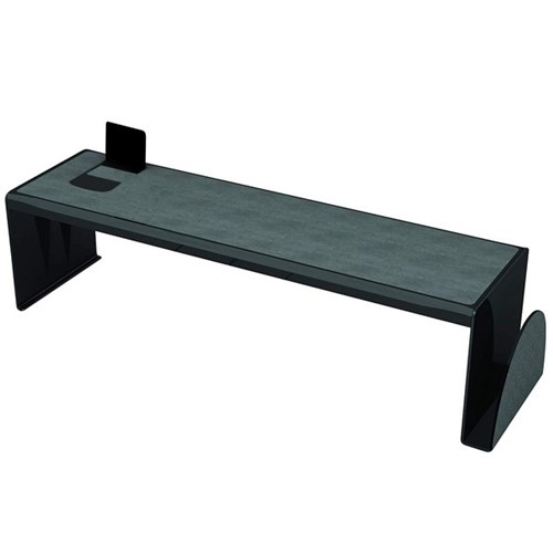 Deflecto Office Desk Shelf Black