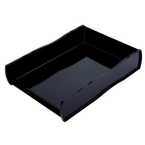 Esselte Nouveau Stackable Document Tray, Black