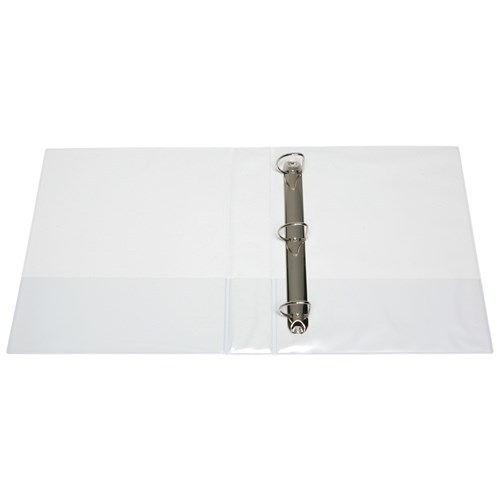 FM Overlay Ringbinder A4 38mm 3 Ring White