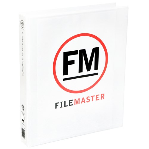 FM Overlay Ringbinder A4 50mm 4 Ring White