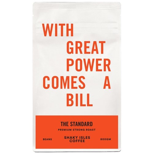 Shaky Isles The Standard Premium Strong Roast Coffee Beans 800g