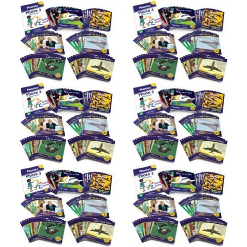 Junior Learning Letters & Sounds Phase 3 Classroom Kit, Set of 432 Books