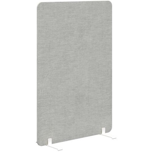 Fiord Freestanding Screen 1200x1200mm Keylargo Zinc/White