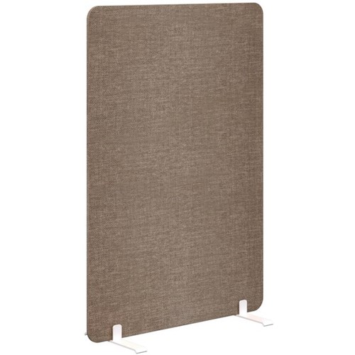 Fiord Freestanding Screen 1500x1200mm Keylargo Pumice/White