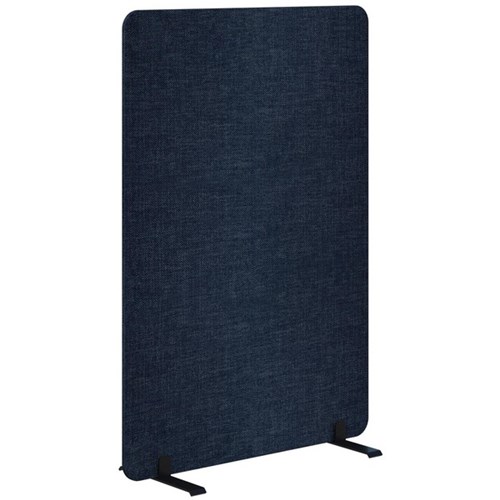 Fiord Freestanding Screen 1800x1200mm Keylargo Denim/Black