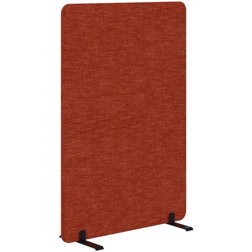 Fiord Freestanding Screen 900x1200mm Keylargo Paprika/Black