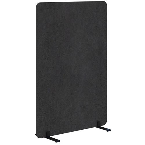 Fiord Edge Freestanding Screen 1800x1200mm Fletcher Pepper/Black