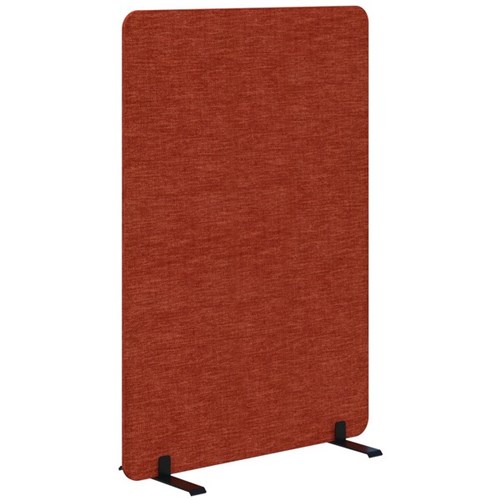 Fiord Freestanding Screen 1500x1200mm Keylargo Paprika/Black