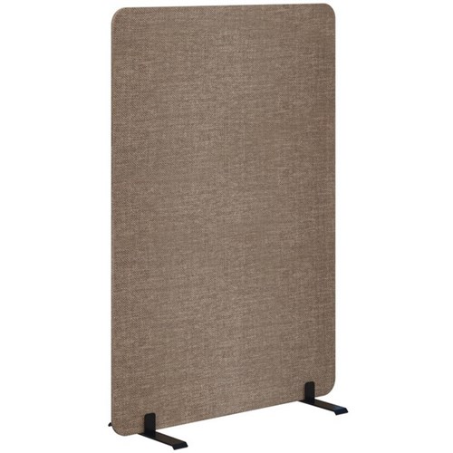 Fiord Freestanding Screen 1500x1200mm Keylargo Pumice/Black