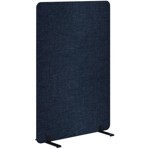 Fiord Freestanding Screen 1500x1200mm Keylargo Denim/Black