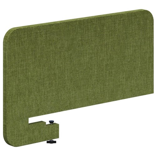 Fiord Push-On Side Desk Screen 650x350mm Keylargo Grass