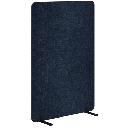 Fiord Freestanding Screen 1200x1200mm Keylargo Denim/Black