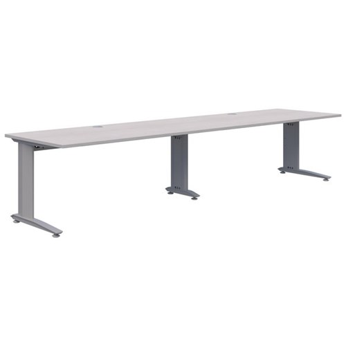 Accent Energy 2 Pod Desk 1500x800mm, Silver Strata/Silver