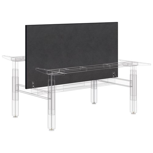 System 25 Summit II Centre Screen 1500x770mm Fletcher Pepper/Black