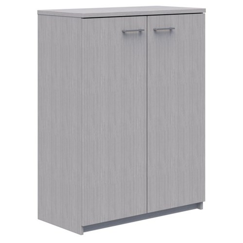 Mascot Lockable Cabinet 900x1200mm Silver Strata