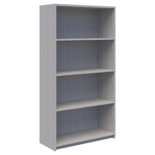 Mascot Bookshelves 900x1800mm Silver Strata