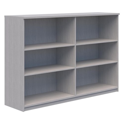 Mascot Bookshelves 1800x1200mm Silver Strata