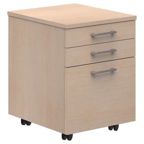 Mascot Lockable Mobile Pedestal 475x655mm Refined Oak