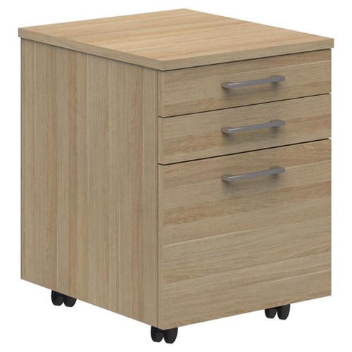 Mascot Lockable Mobile Pedestal 475x655mm Classic Oak