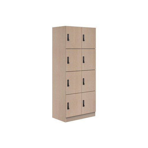 Mascot Digital Locking 8 Door Locker 900x1900mm Refined Oak