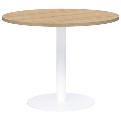 Accent Classic Round Table 900mm Classic Oak/White