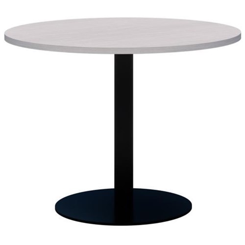 Accent Classic Round Table 1000mm Silver Strata/Black