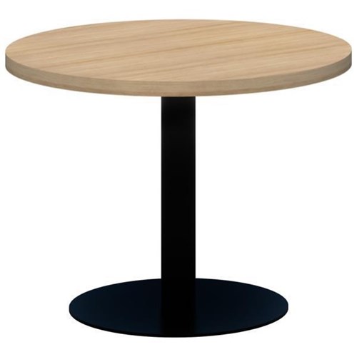 Classic Round Coffee Table 600mm Classic Oak/Black