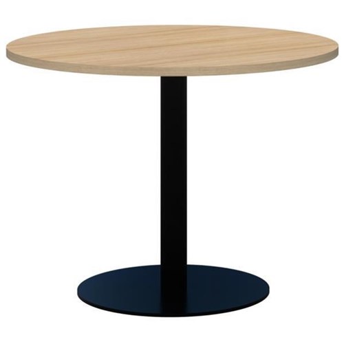 Accent Classic Round Table 1000mm Classic Oak/Black