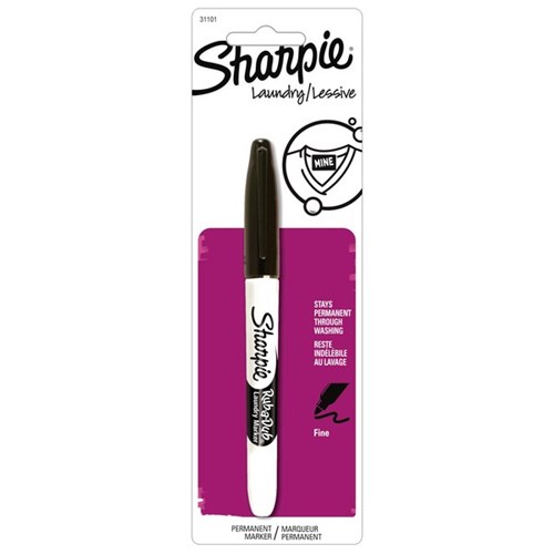 Sharpie Rub-a-Dub Laundry Marker Black