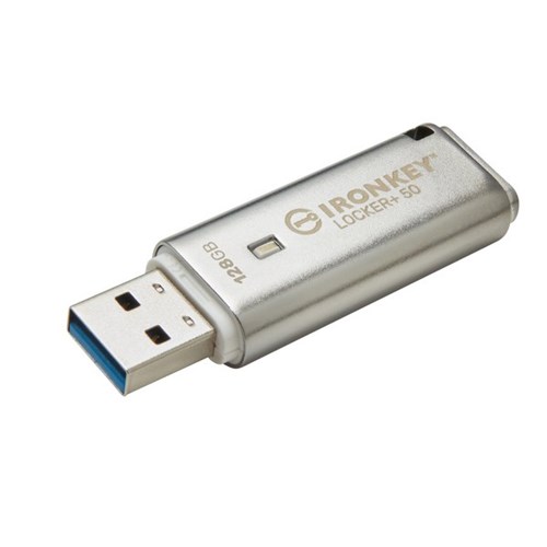 Kingston IronKey Locker Plus 50 Flash Drive 128GB