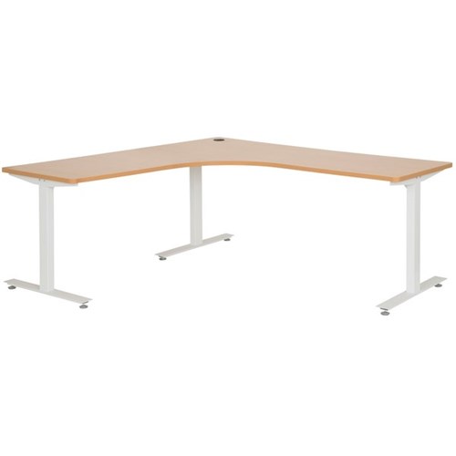 Amplify ML665 Workstation 1800x1600mm Beech/White