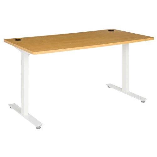 Amplify ML625 Straight Desk 1500x7500mm White/White