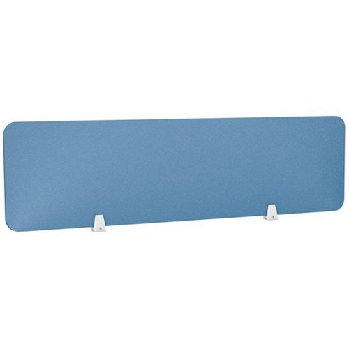 Boyd Acoustic Desk Screen 1200mm Sky Blue