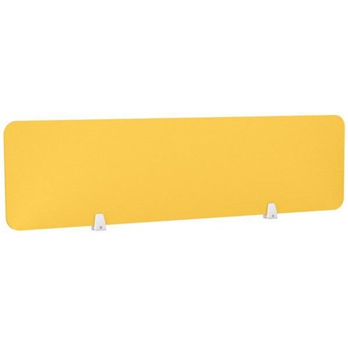 Boyd Acoustic Desk Screen 1200mm Yellow