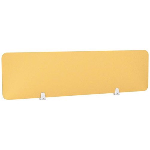 Boyd Acoustic Desk Screen 1200mm Mustard