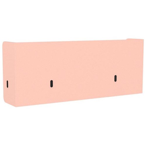 Boyd Acoustic Pod Desk Screen 1500mm Blush Pink