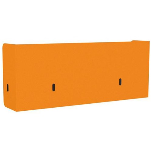 Boyd Acoustic Pod Desk Screen 1800x600mm Orange 