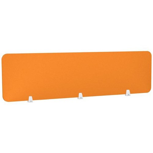 Boyd Acoustic Desk Screen 1800x400mm Orange 