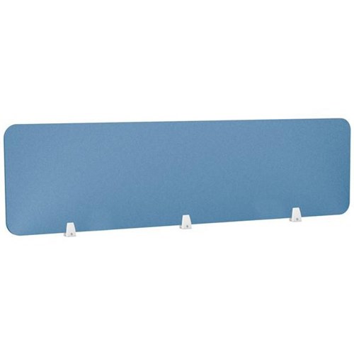 Boyd Acoustic Desk Screen 1800x400mm Sky Blue