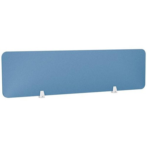 Boyd Acoustic Desk Screen 1500x400mm Sky Blue