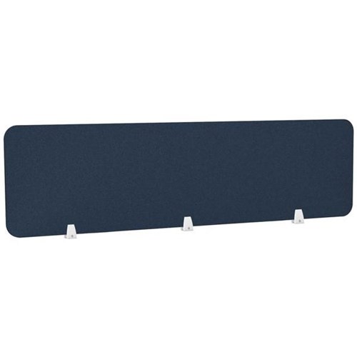 Boyd Acoustic Desk Screen 1800x400mm Navy Peony