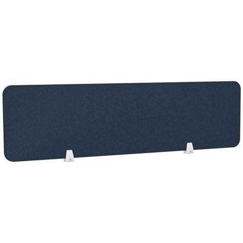 Boyd Acoustic Desk Screen 1500x400mm Navy Peony