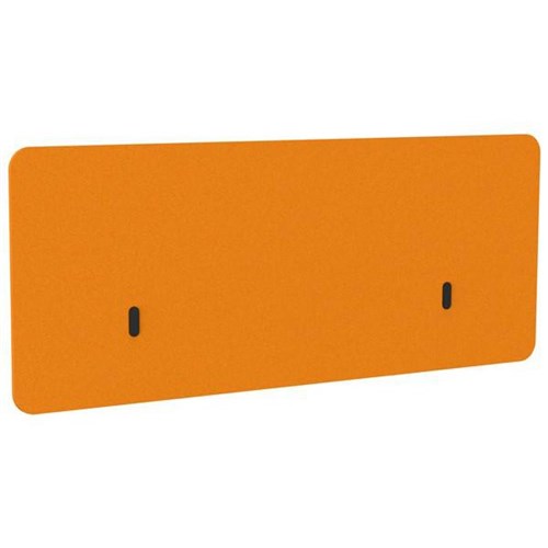 Boyd Visuals Acoustic Modesty Desk Panel 1500x600mm Orange 