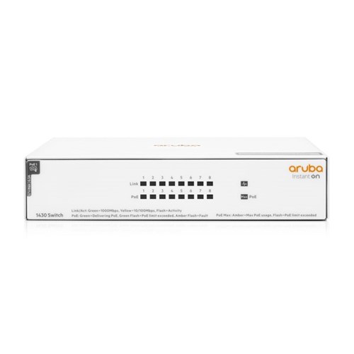 Aruba Instant On 1430 8G Class4 PoE 64W Switch