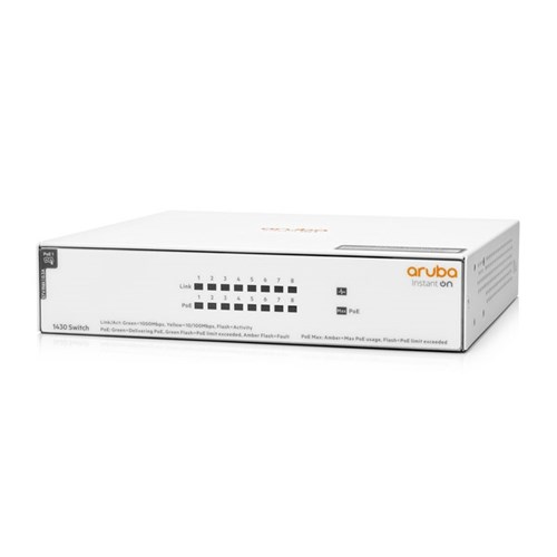 Aruba Instant On 1430 8G Class4 PoE 64W Switch