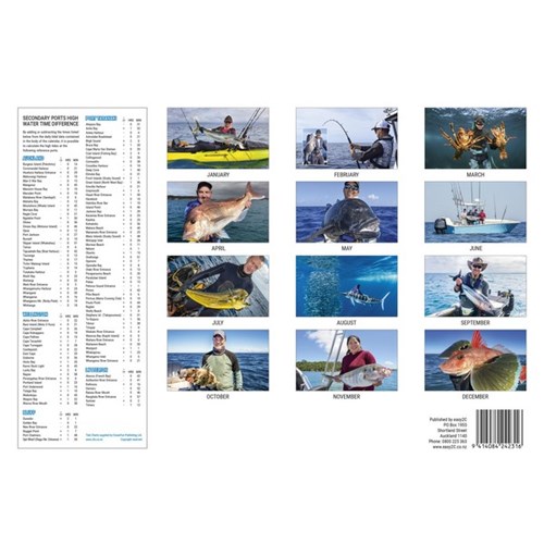 Easy2C Wall Calendar 2024 Born To Fish