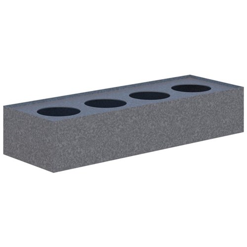 Fiord Tambour Planter Liner 1159x223mm Galvanised Steel